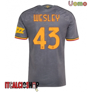 AS Roma Wesley Franca #43 Terza Maglia 2026-27 Manica Corta AS Roma Wesley Franca #43 Terza Maglia 2026-27 Manica Corta